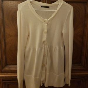 Daisy Fuentes cream cardigan
